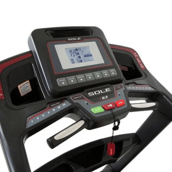 Sole Fitness T63 loopband - cockpit