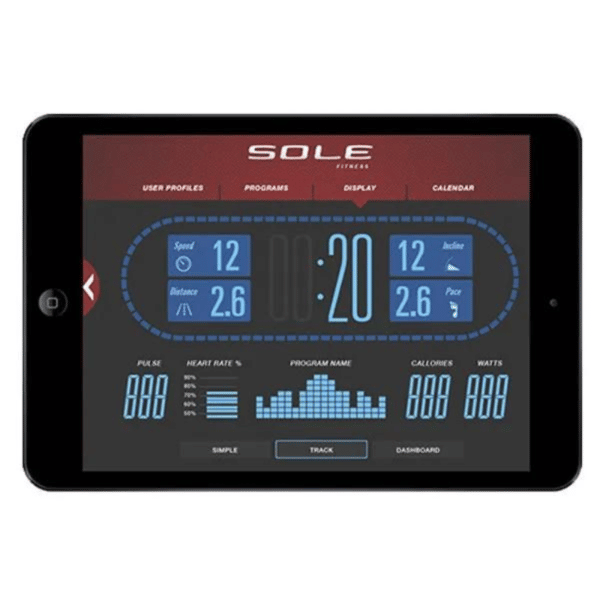 Sole Fitness T63 review - boordcomputer